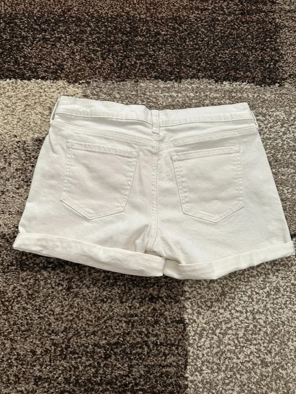 BANANA REPUBLIC (6) White Denim Shorts 3.5